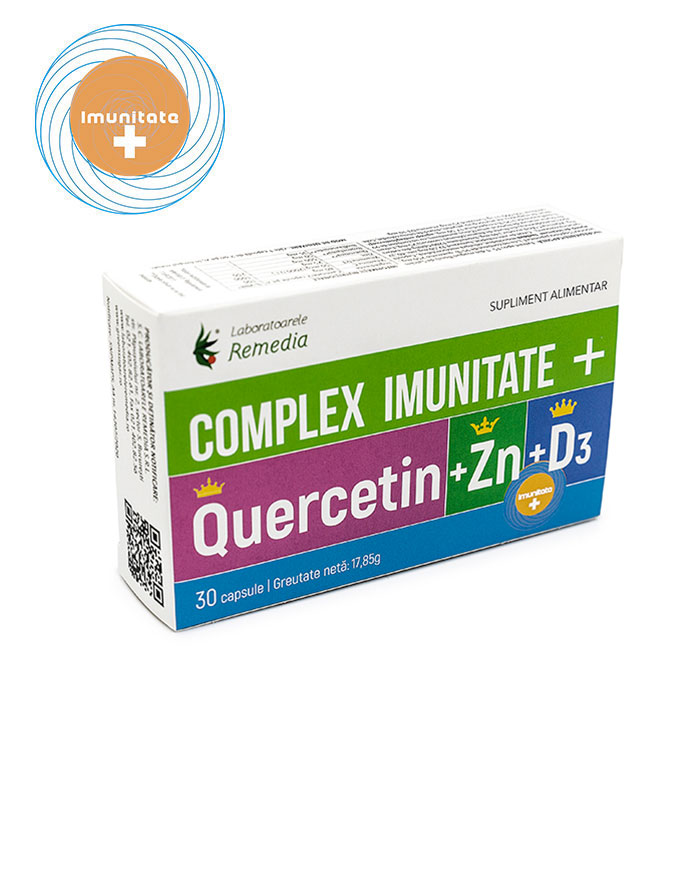 Complex Imunitate + Quercetin + Zn + D3 x 30 capsule